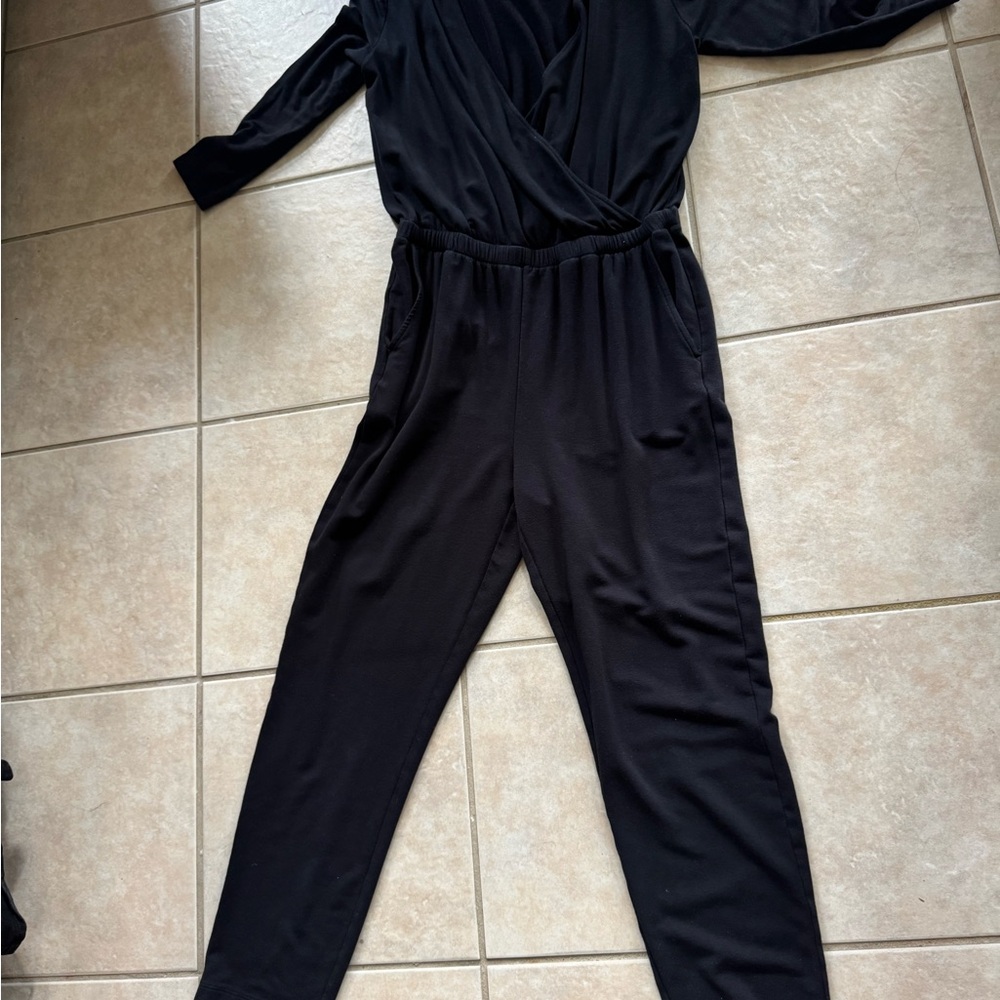 LOFT Classic Black Jumpsuit